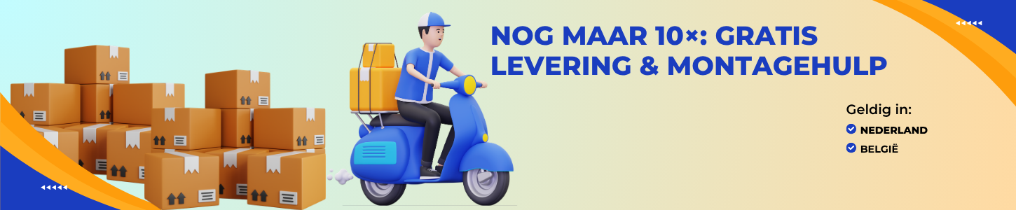 Nur 10× Kostenlose Lieferung & Montagehilfe