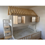 stapelbed 140x200 met trap Breda