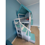 kinderbed huisje met trap modern