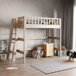 laag kinderbed op hoogte kinderkamer
