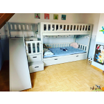 Kinder stapelbed met trap en glijbaan – speels en ruimtebesparend