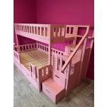 familie kinderbed met trap grote onderbed