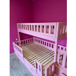 dubbel kinderbed met verschillende maten