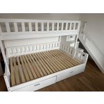 stapelbed 140x200 met trap en glijbaan kinderkamer