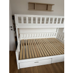 groot stapelbed 140x200 met glijbaan voor kinderen