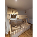 familie hoogslaper 140x200 90x200 maatwerk