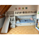 Stapelbed met glijbaan