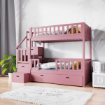 Stapelbed met trap