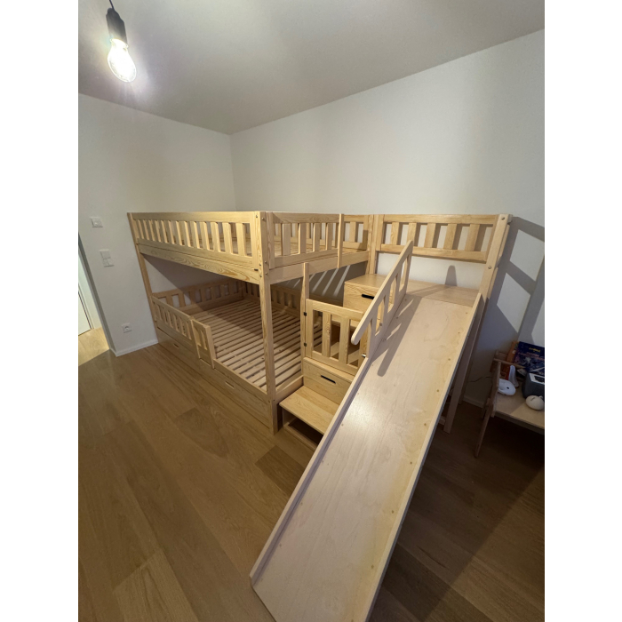grote kinderhoogslaper hout design