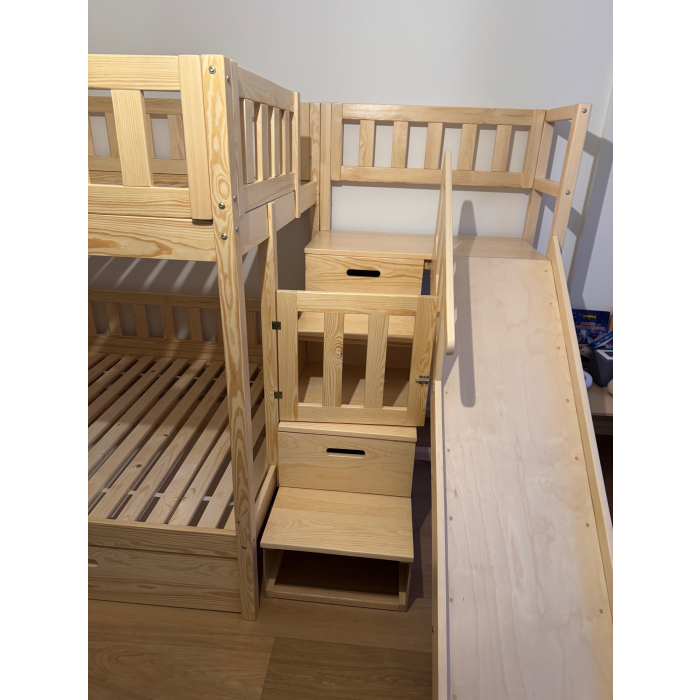 hoogslaper hout interieur kinderkamer
