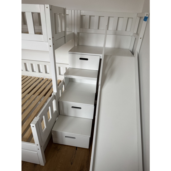 modern stapelbed 140x200 met speelglijbaan