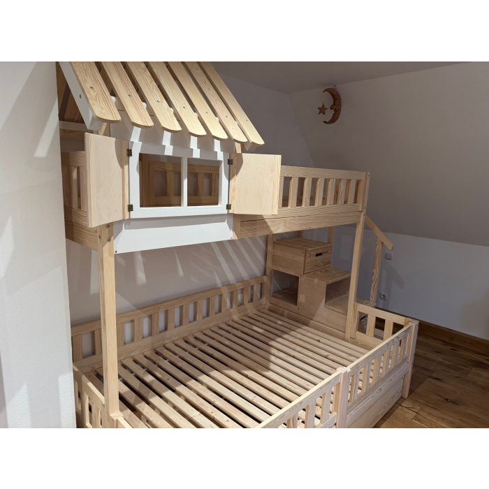 familiebed boven onder constructie